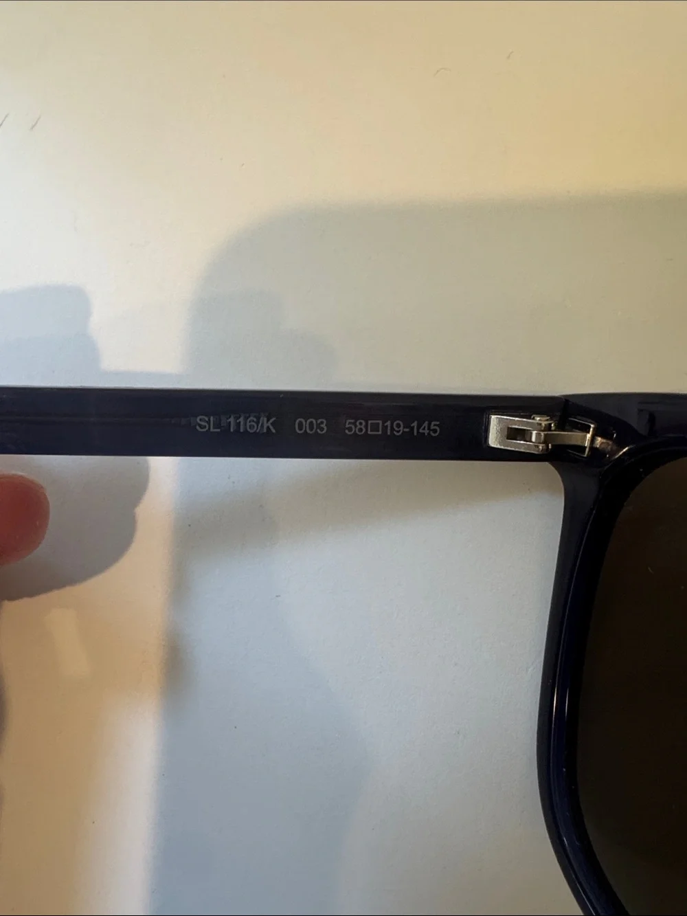 Saint Laurent Blue Square Sunglasses